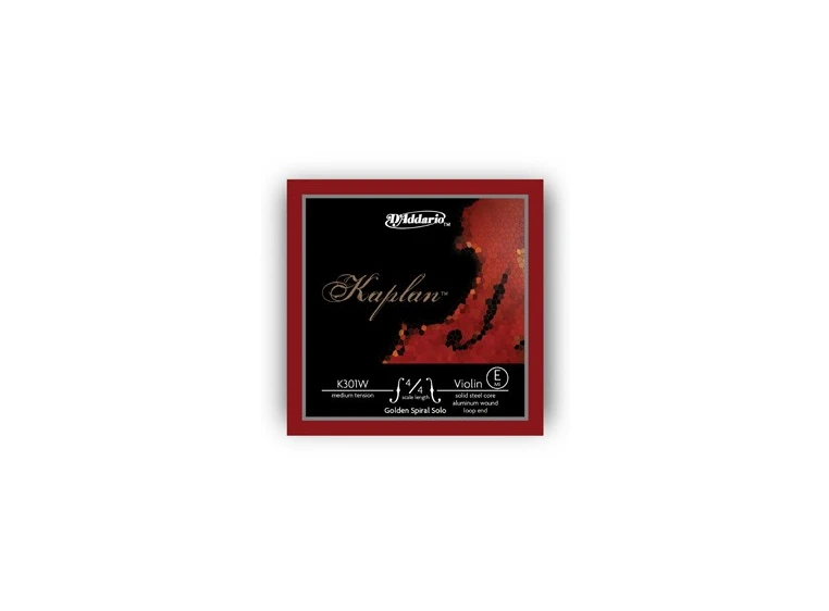 D'addario K420B-3 KAPLAN GSS VIOLIN E BALL MED 